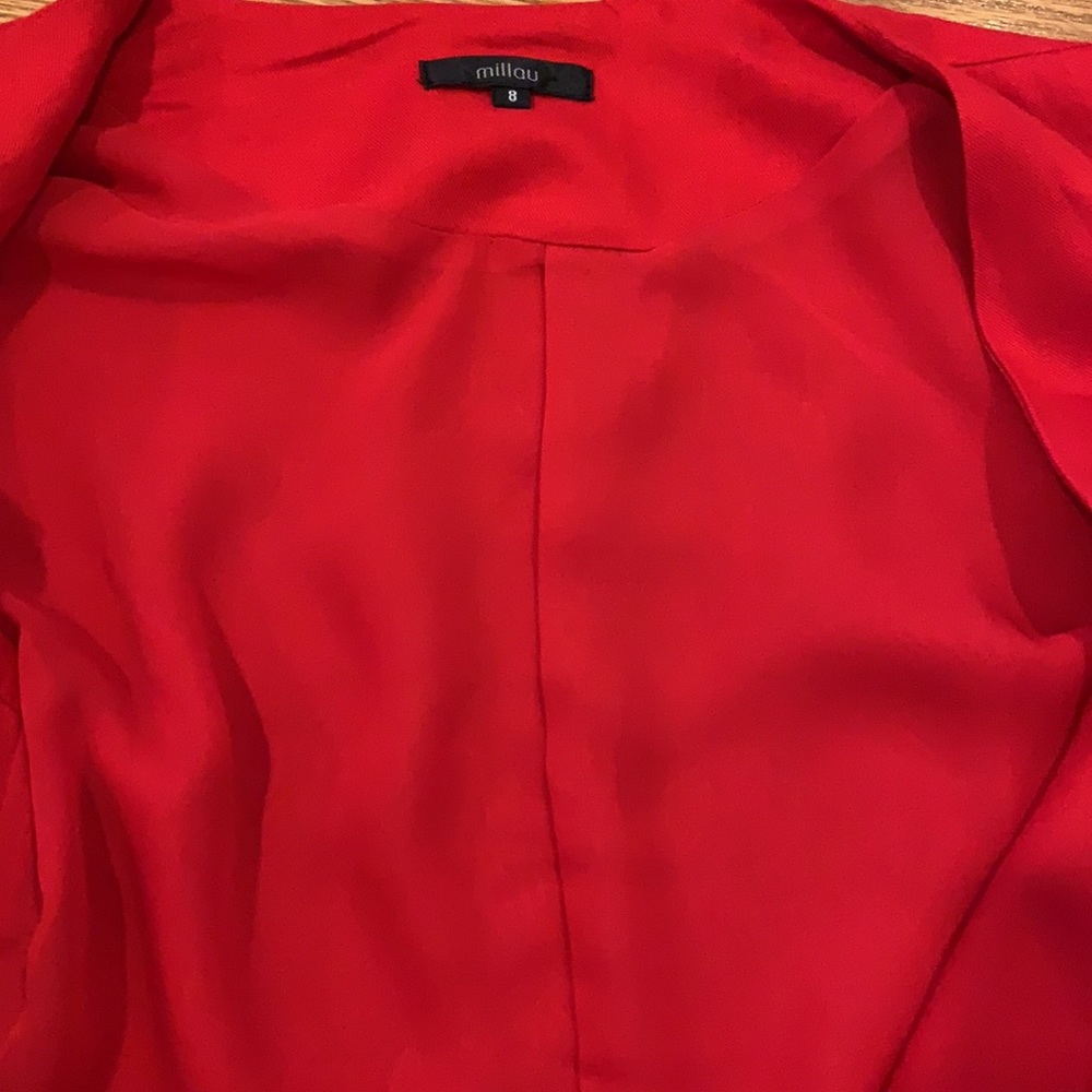 LF Cropped Red Blazer - Picture 6 of 11